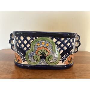 Planter Pot-Mexican Hand Painted